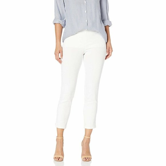 NWT NYDJ Not Your Daughters Women's ALINA Ankle Jeans, Endless White Plus sz.22W - Picture 1 of 3